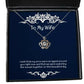 inspirational wife i wish that my arms were wrapped around you right now and that we were holiday crown pendant necklace for wife