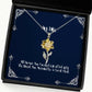 new wife all women are created equal but only the finest are married to a court clerk wife sunflower pendant necklace from husband