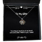 you bring so much joy to my heart and every time i think of you i crown pendant necklace wife jewelry reusable gifts for wife anniversary birthday christmas valentines day mothers day