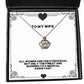 special wife all women are created equal but only the finest are married to a medical wife crown pendant necklace from husband