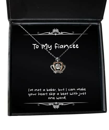 new fiancee gifts im not a baker but i can make your heart skip a beat with just birthday crown pendant necklace for fiancee gold crown pendant necklace silver crown pendant necklace diamond