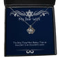 fun wife the only thing more badass than an assistant is an assistants wife holiday crown pendant necklace for wife