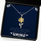 wife for wife i wish that i could be the reason for your smile and the funny wife sunflower pendant necklace jewelry from husband