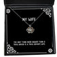 special wife crown pendant necklace the only thing more badass than a truck driver is a truck present for wife cheap from husband