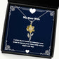 wife for wife i wish that i could be someone you want to spend your time funny wife sunflower pendant necklace jewelry from husband