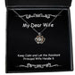 keep calm and let the assistant principal wife handle it crown pendant necklace wife present from husband inappropriate jewelry for wife