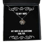 wife gifts for my wife is an awesome quilter inappropriate wife crown pendant necklace jewelry from husband present wifes present wifes gift