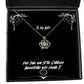 fancy wife keep calm and let the database administrator wife handle it wife crown pendant necklace from husband