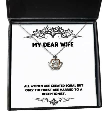 nice wife gifts all women are created equal but only the finest are married to a new holiday crown pendant necklace from wife wedding engagement bridesmaid girlfriend fianc significant other