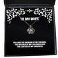 cute wife gifts you are the woman of my dreams the mother of my children and the center new crown pendant necklace for wife from husband