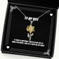 joke wife if there is anything i can do in my life to make you happy i reusable holiday sunflower pendant necklace for wife