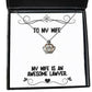 inappropriate wife my wife is an awesome lawyer brilliant holiday crown pendant necklace for