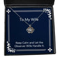 keep calm and let the observer wife handle it crown pendant necklace wife present from husband inappropriate jewelry for wife