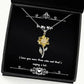 love wife gifts i love you more than cake and thats saying a lot nice birthday sunflower pendant necklace from wife wedding anniversary wifes birthday valentines day christmas mothers day