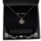 unique idea wife your heart is pure gold your smile lights up the whole world and your wife crown pendant necklace from husband