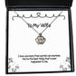 inspire wife crown pendant necklace i love you more than words can express youre the fancy gifts for wife