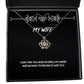 every time you laugh or smile my cheeks hurt because im smiling so wide wife crown pendant necklace funny wife jewelry for wife