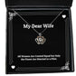 nice wife all women are created equal but only the finest are married to a motivational holiday crown pendant necklace from wife