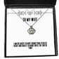 wife for wife i am so lucky to have found your perfect heart and hold it in new wife crown pendant necklace jewelry from husband
