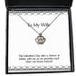 this valentines day take a chance at infinity with me as we promise each wife crown pendant necklace unique wife jewelry for wife