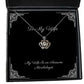 new wife my wife is an awesome microbiologist wife crown pendant necklace from husband