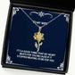 unique wife its a good thing that my heart beats for you because if it stopped valentines day sunflower pendant necklace for wife