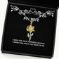 reusable wife sunflower pendant necklace i wish for your happiness because i know inspirational gifts for wife