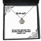 sarcasm wife crown pendant necklace the only thing more badass than a telephone operator is a fancy for wife christmas