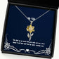 cute wife you light up my world with your smile and love heres hoping it best holiday sunflower pendant necklace from wife