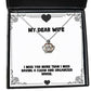 love wife gifts i miss you more than i miss having a clean and sarcasm birthday crown pendant necklace gifts for wife funny crown pendant necklace gift ideas funny crown pendant necklaces for