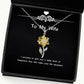 i promise to give you a daily dose of happiness that will make sunflower pendant necklace wife jewelry unique gifts for wife unique wife gifts best wife gifts thoughtful wife gifts funny wife