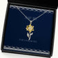 epic wife sunflower pendant necklace my wife is an awesome porter present for nice from husband