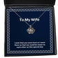 fun wife i wish that you were here or i were there so that we could be closer to best christmas crown pendant necklace from wife
