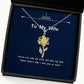 gag wife gifts youre not only my lover but also my best friend thats why i love fancy sunflower pendant necklace for wife from husband