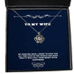 unique wife my darling wife i want to give you all the love in the world and hope that it christmas crown pendant necklace for wife