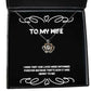 cute wife i wish that our lives were entwined forever because thats how it sarcastic holiday crown pendant necklace for wife