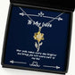 motivational wife gifts your smile makes every day brighter and brings joy into every part wife sunflower pendant necklace from husband
