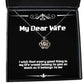 unique wife crown pendant necklace i wish that every good thing in my life would belong for wife funny wife gift gag gift for wife funny birthday gift for wife