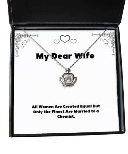 wife gifts for wife all women are created equal but only the finest inspire wife crown pendant necklace jewelry from husband hanukkah gifts kwanzaa gifts birthday gifts