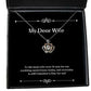 to the best wife ever it may be our wedding anniversary today crown pendant necklace wife present from husband unique jewelry for wife