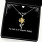my wife is an awesome orderly sunflower pendant necklace wife present from husband sarcastic jewelry for gifts for her gifts for him gifts for kids gifts for teens gifts for men gifts for