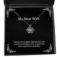 perfect wife gifts i know were apart but my love for you is as strong as ever i wife crown pendant necklace from husband