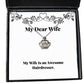 unique idea wife crown pendant necklace my wife is an awesome hairdresser present for brilliant gifts from husband christmas new years valentines day mothers day anniversaries