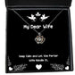 motivational wife keep calm and let the porter wife handle it unique crown pendant necklace for wife from husband