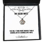 love wife the only thing more badass than a counselor is a counselors inspirational crown pendant necklace for wife from husband