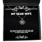 you light up my world with your smile and love heres hoping it will light crown pendant necklace wife jewelry reusable for wife