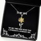 gag wife gifts the only thing more badass than a physician is a unique sunflower pendant necklace for wife from husband