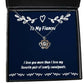 i love you more than i love my favorite pair of comfy fiancee crown pendant necklace useful fiancee gifts jewelry for engagement marriage gift ideas couple