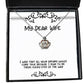 perfect wife gifts i wish that all your dreams would come true because i plan to be there unique holiday crown pendant necklace from wife