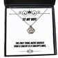 the only thing more badass than a sailor is a sailors wife wife crown pendant necklace funny wife jewelry for wife
